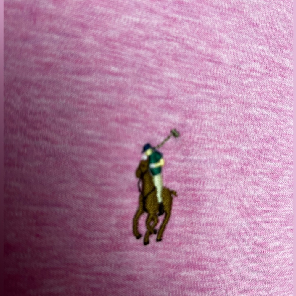 Polo Ralph Lauren Classic Fit Pink Polo Shirt for Men - XL - Picture 3 of 8